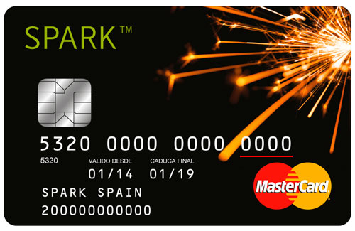 Tarjeta prepago recargable Mastercard SPARK - Sin cuenta bancaria - Retira  efectivo en cajeros